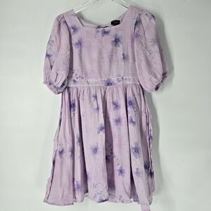 BARDOT JUNIOR Girl's Margo Open Back Dress Petal Pink Floral Size 16